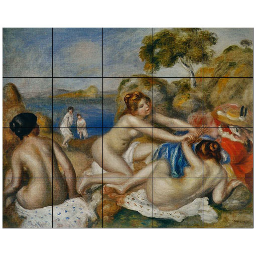 Renoir "3 Nude Bathers"